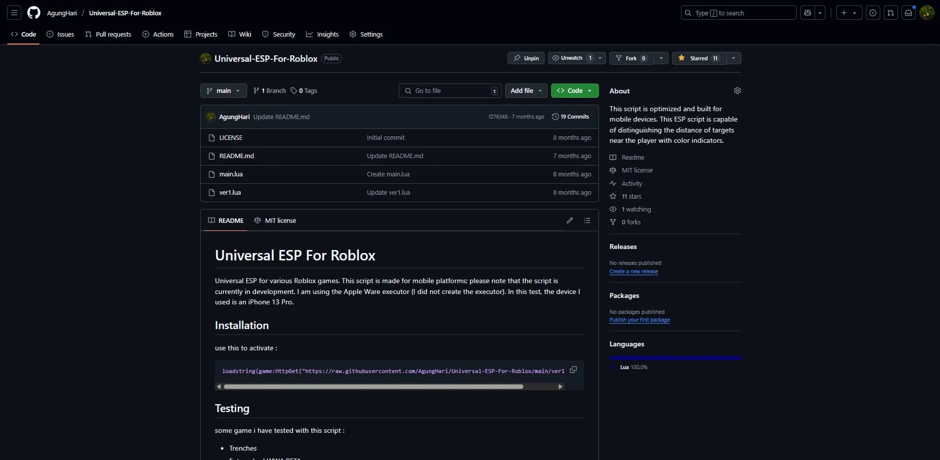 GUI Roblox Kunci Script yang Gacor